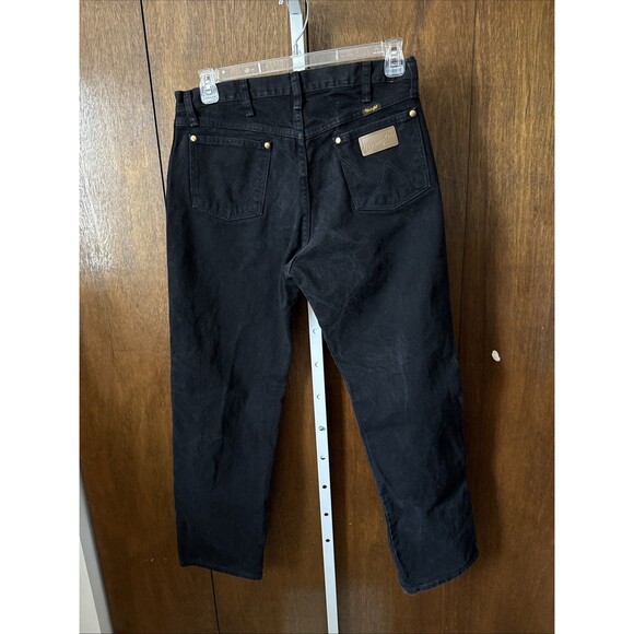 Wrangler Men's Cowboy Cut® Original Fit Shadow Black Jeans 13MWZWK 34x32 - Picture 1 of 5